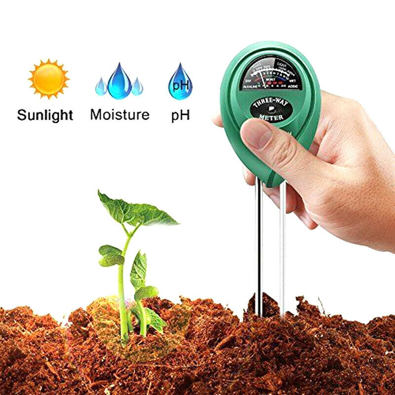 3in1 Soil Water Moisture PH Meter Test Garden Plants Tester Testing InstrumeB XC
