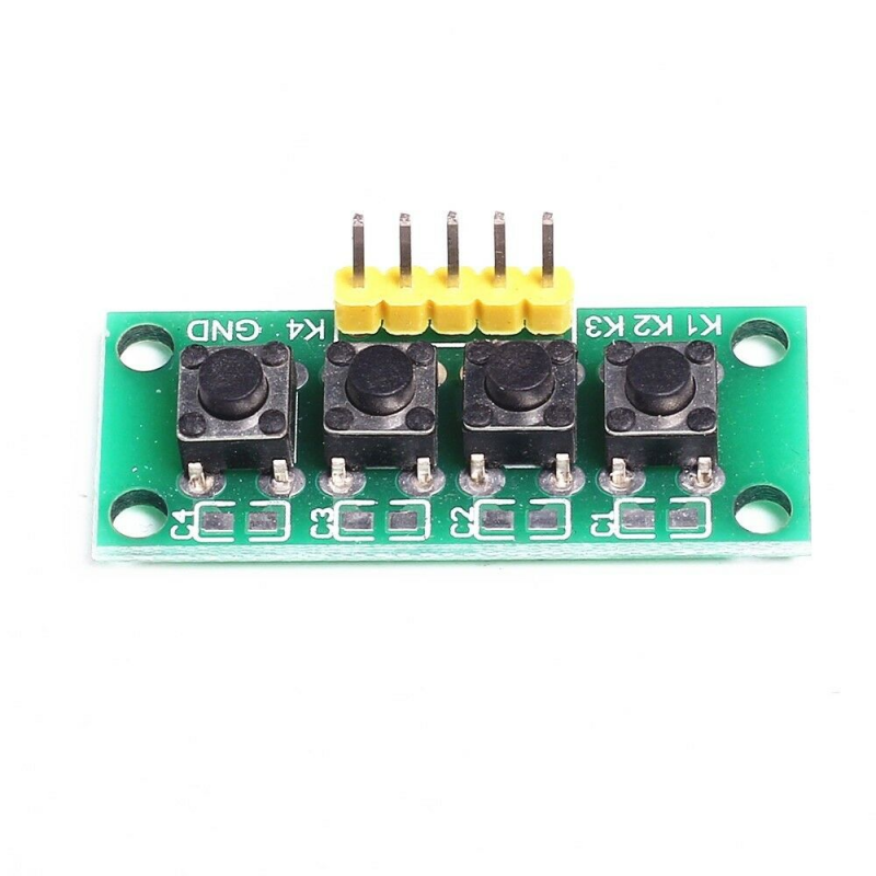 1x4 4 Keys Button Keypad Keyboard Breadboard Module Independent Button Module