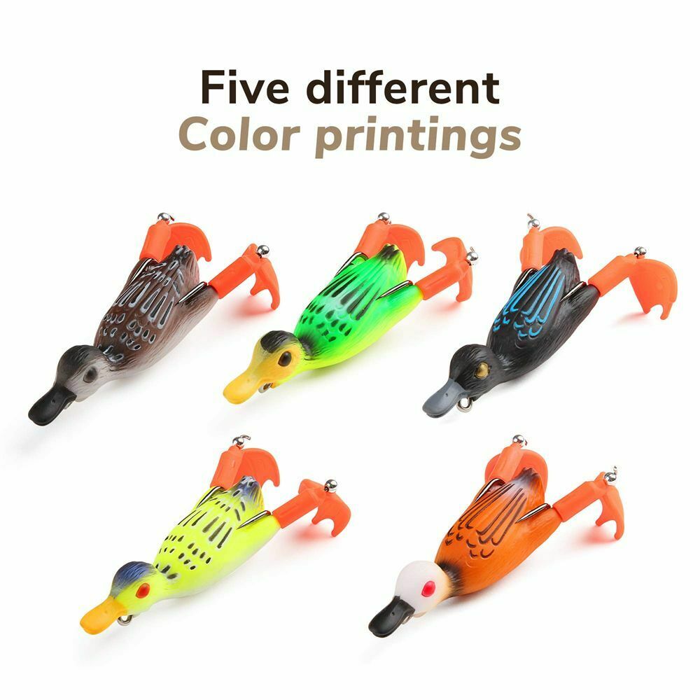 Spinning Baits Jig Bait Pesca Double Propeller Floating Duck Lure Soft Bait