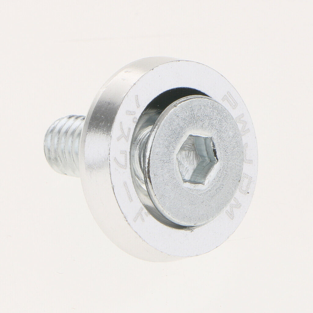 10pcs Sliver Aluminum Cup Head Screw Bolt Cone Washers Gaskets 6mm