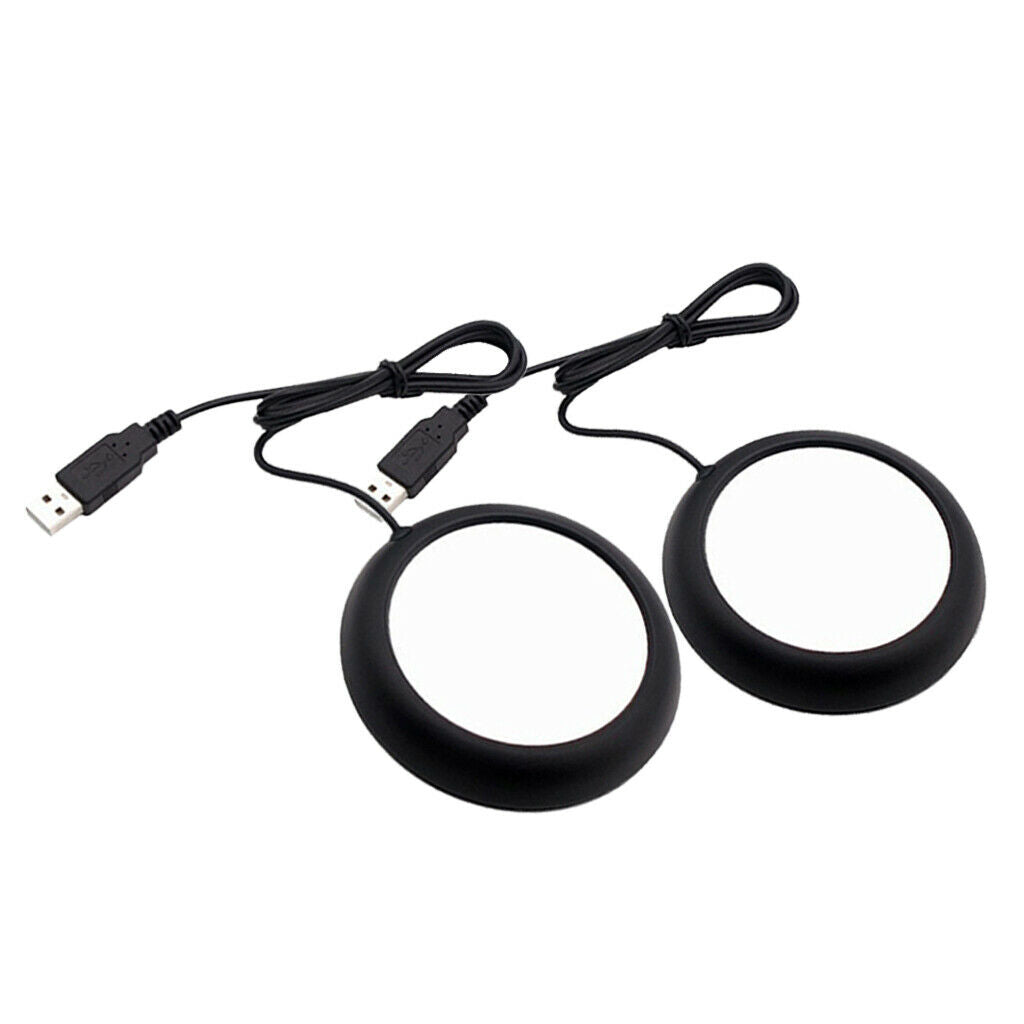 2 Packs USB Coffee Tea Mug Warmer Heating Pad Cup Mat Coaster 4inch Gift