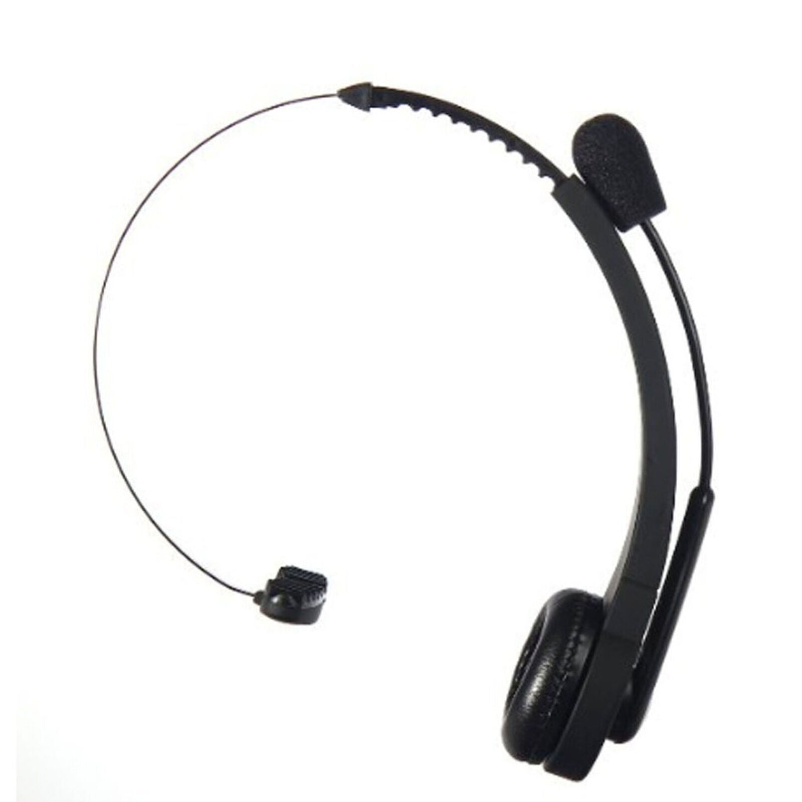 Wireless Bluetooth Trucker Noise Cancelling Headset Over Head Handsfree Boom Mic
