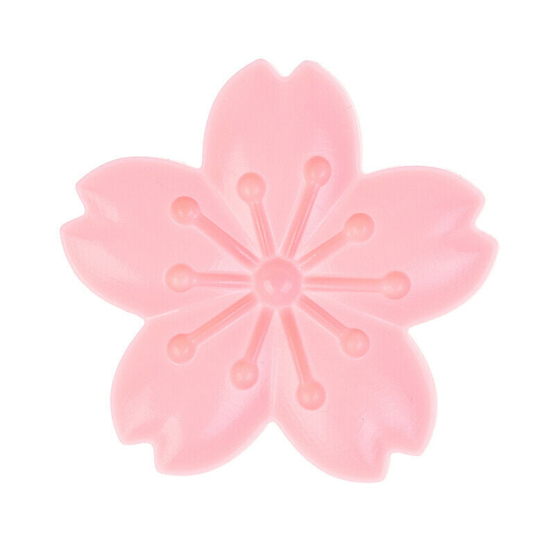 5pcs/set Sakura Cookie Mold Stamp Biscuit Mold Cutter Pink Fondant Baking T Wn
