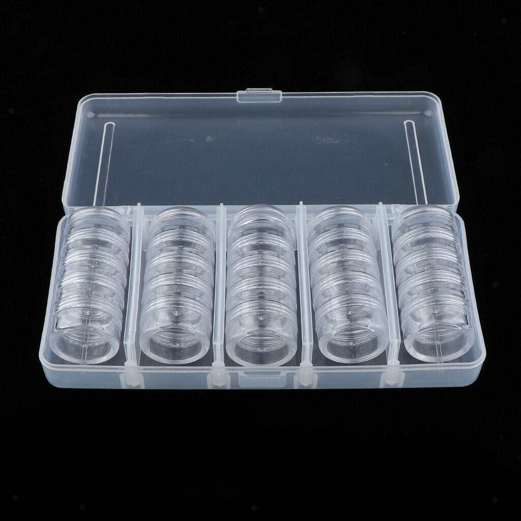 25 Slot  Jars Diamond Bead Storage Container
