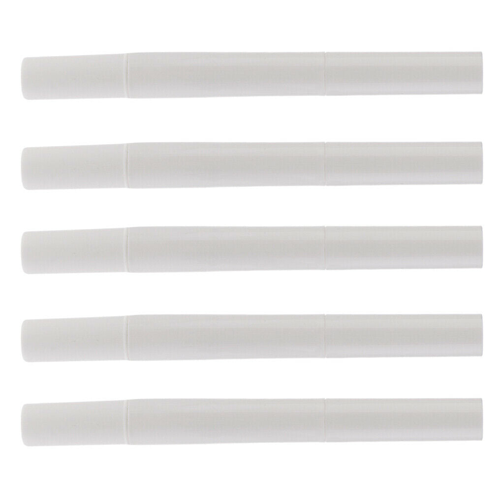 5Piece Empty Twist Pen Cosmetic Nail Lip Oil Eyelash Growth Tube 3ml White