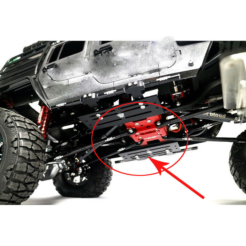 Metal Foot Pedal Side Protection For 1/10 RC Crawler Car For SCX10 TRX4 D90 RC