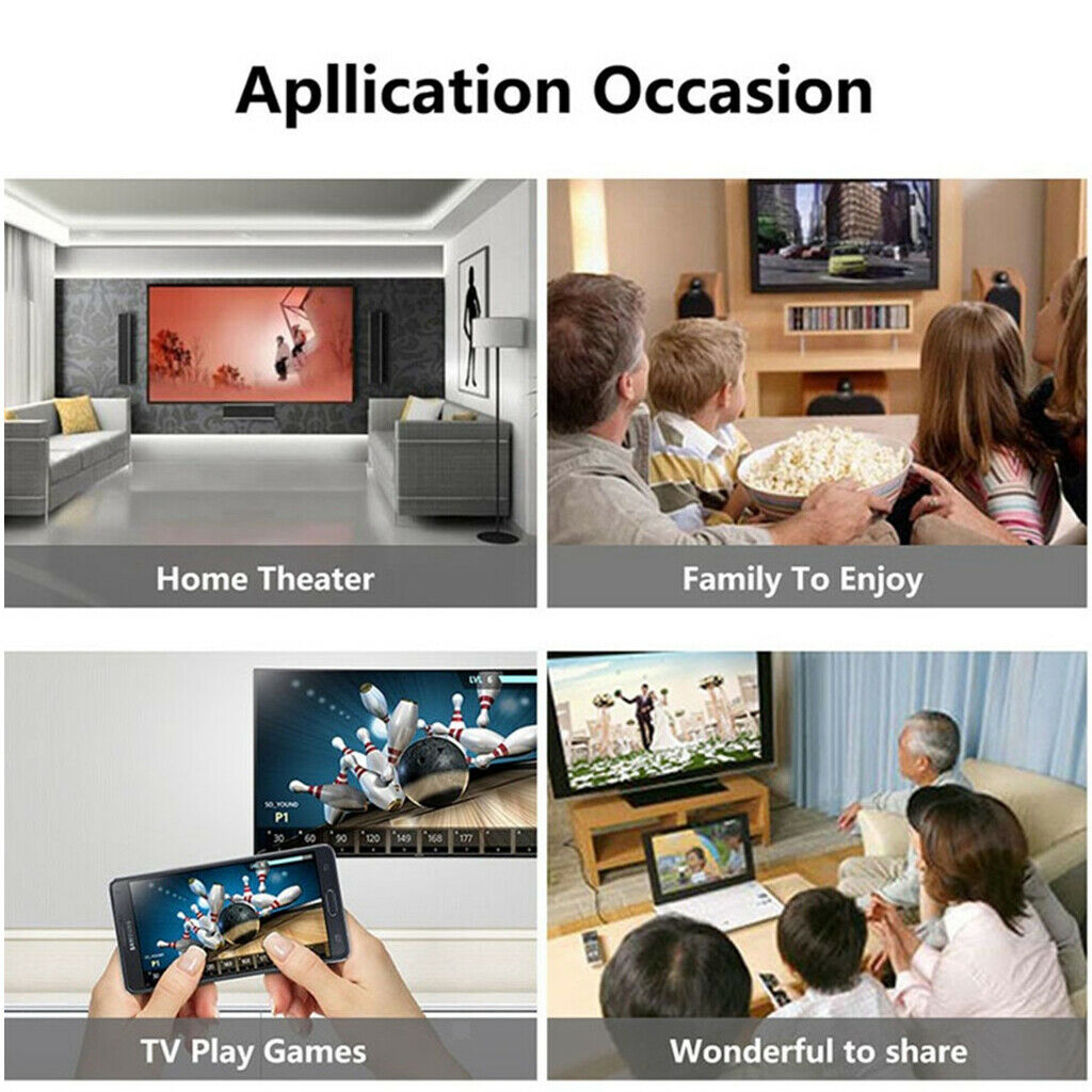 HDMI WiFi Display Receiver Screen Share 1080P for Casting Smartphone to TV