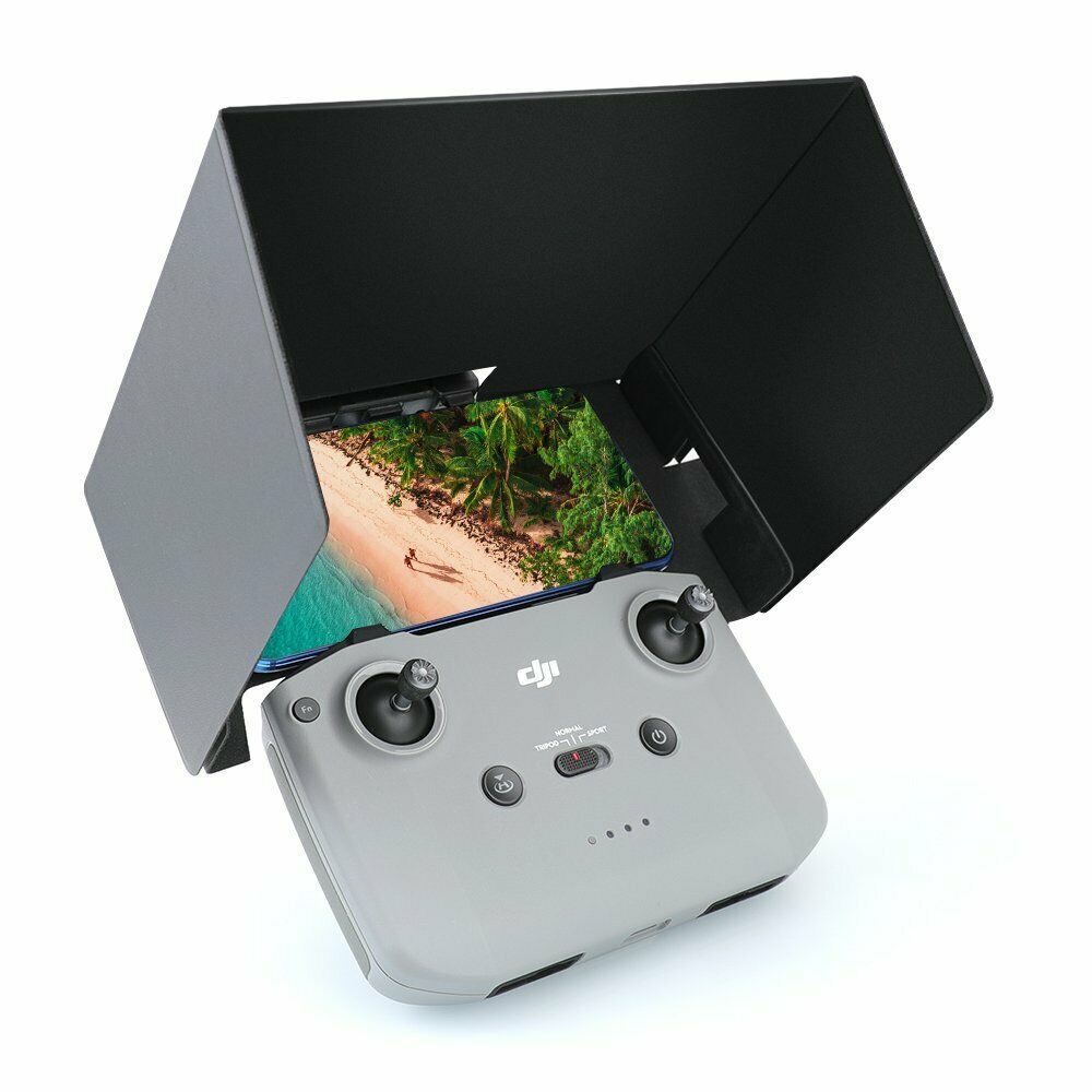 Foldable Phone Sun Shade Hood for DJI Mavic Air 2 Mini 2 Remote Control New Gray