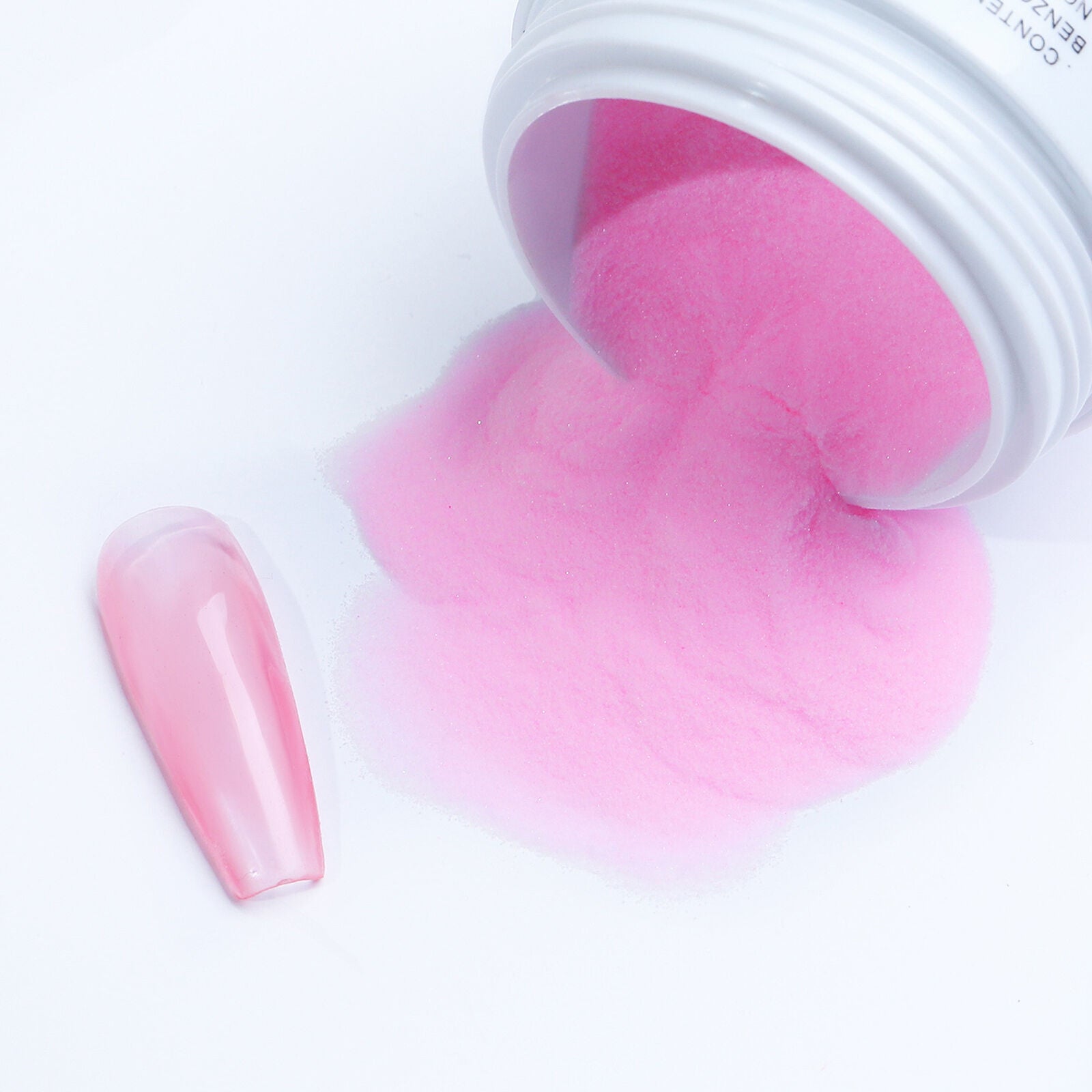 White 23g Nail Powder Glitter Extending Nails Non-Floating Decorative for Salon
