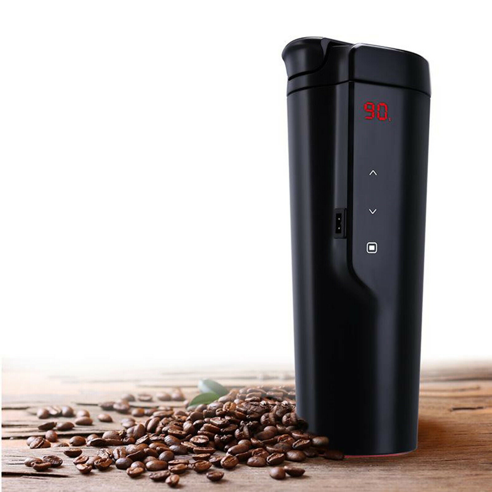 Car Travel Heating Mug Intelligent Coffee Cup Kettle Tumbler Stainless Steel