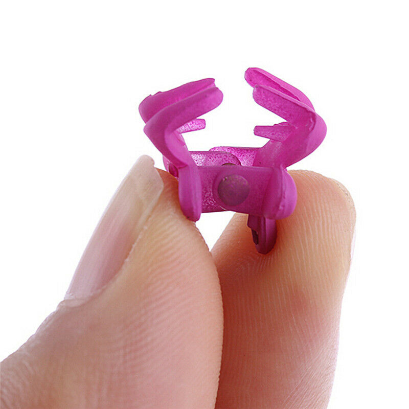 30X Mix Colored Girl Kid Baby Mini Flower Hair Claw Jaw Clip Hair Accessor.l8