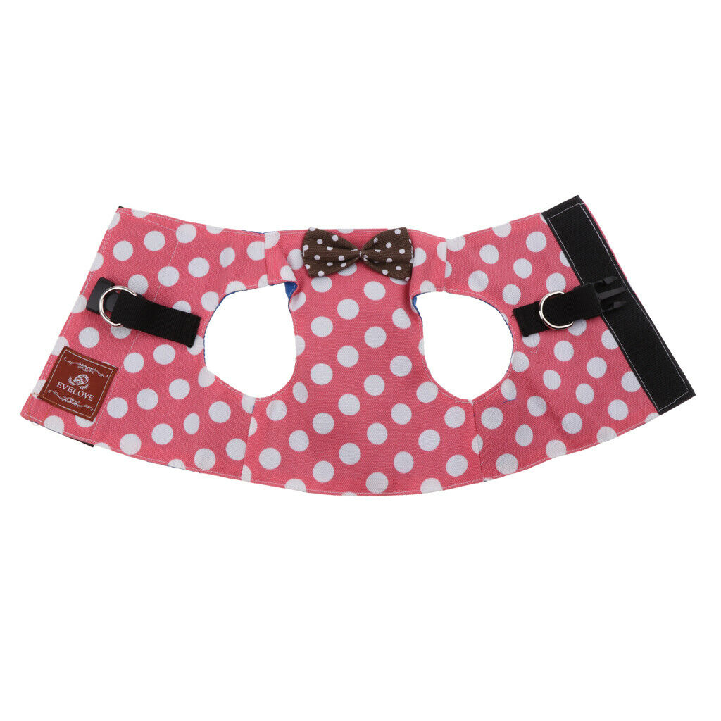 Dog Cat Leash Pet Control Harness Vest Walk Collar Safety Strap Vest Dot Pink M