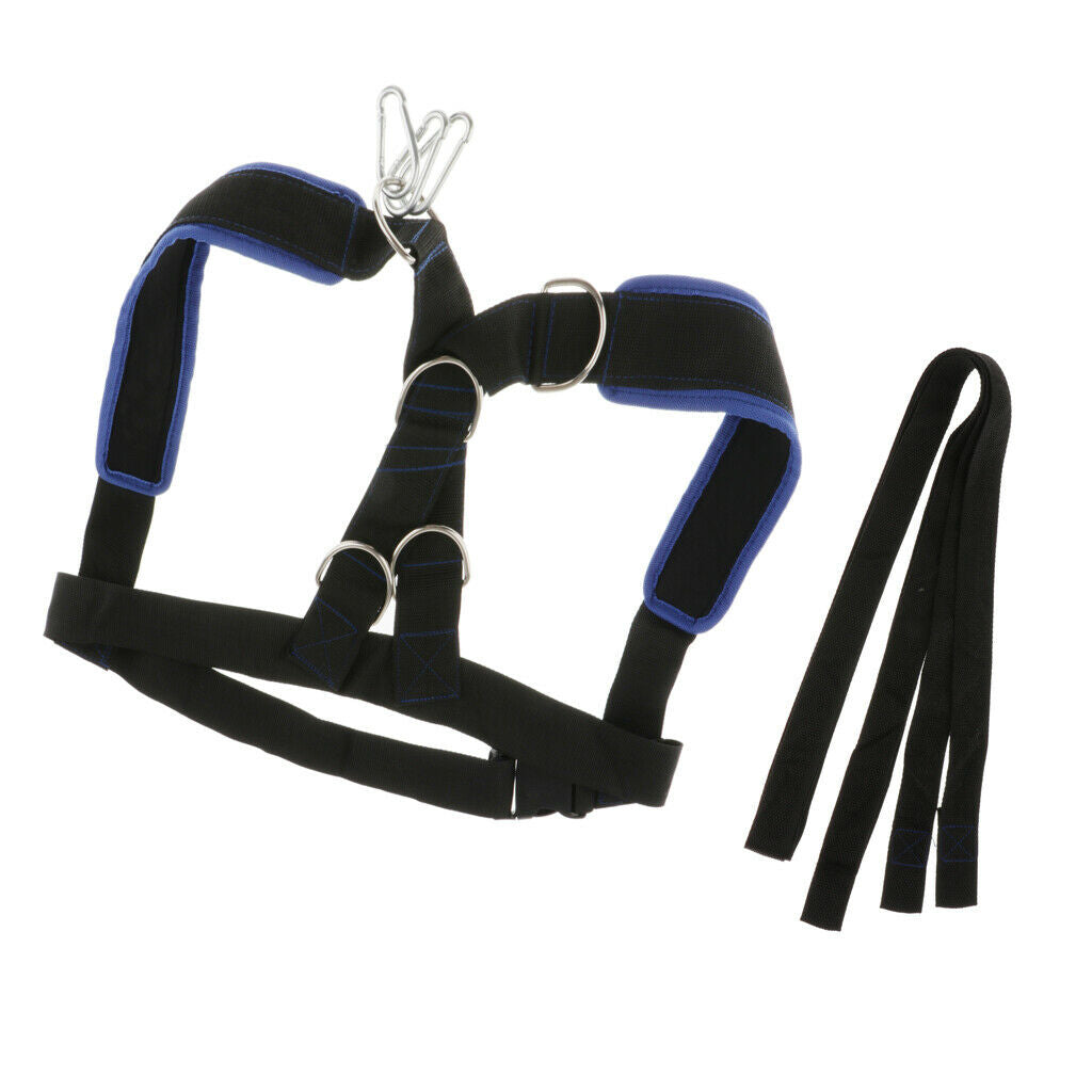 Heavy Duty Sled Harness Vest Pad Shoulder Strap for Speed Training