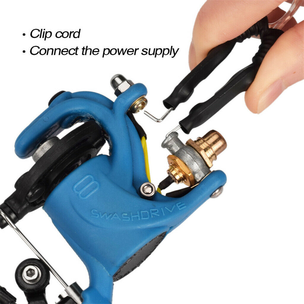 Professional Rotary Tattoo Machine Kit Liner & Shader Gun Permanent Makeup