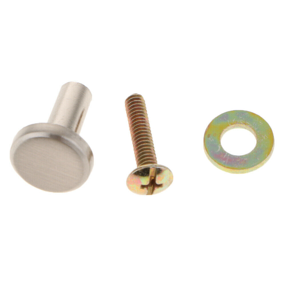 6Pcs PU Leather Cabinet Pulls Cupboard Drawer Door Furniture Knob Handle