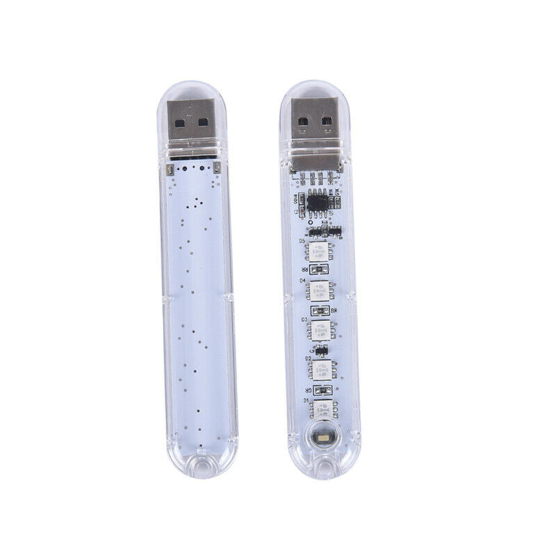 1PC Mini USB 5LED Book Lights Night Light Portable Power Reading La.l8