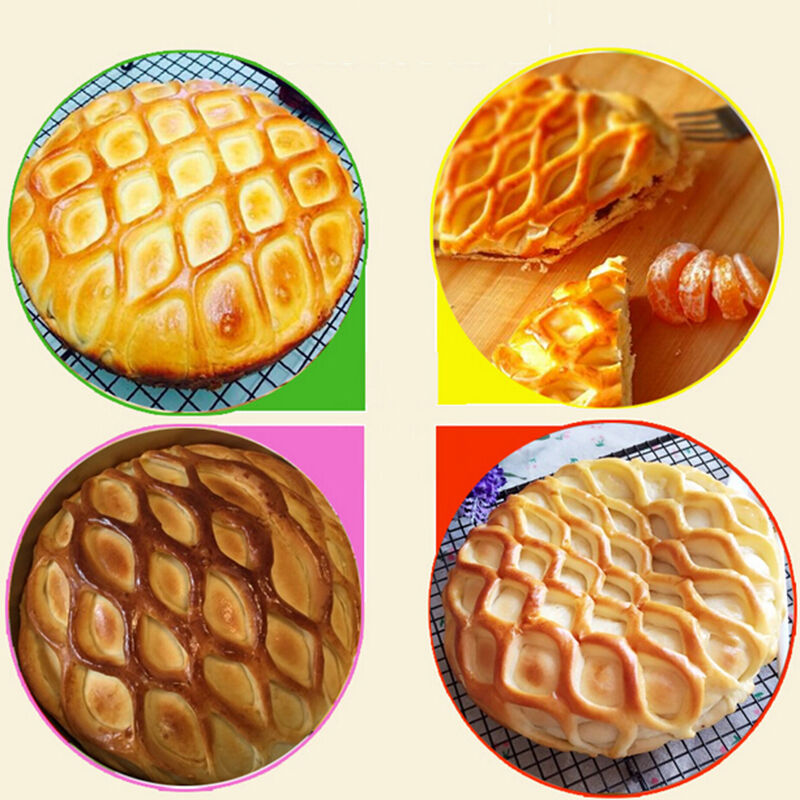 Diy Plastic Baking Tool Cookie Pie Pizza Bread Pastry Lattice Roller Cutter XC