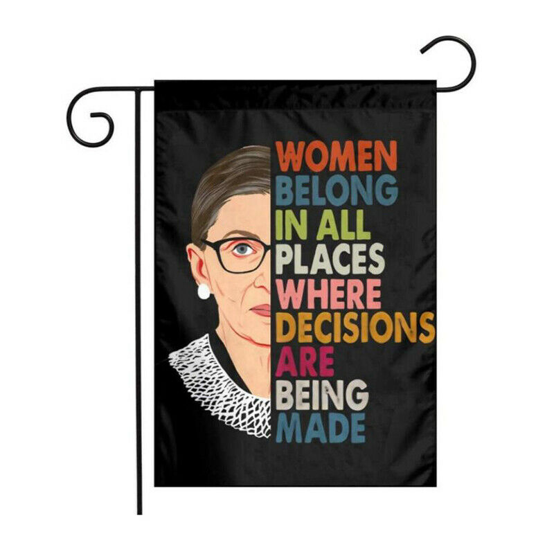 Ruth Bader Ginsburg Decorative Welcome Garden Flag Yard Decor Holiday Fl.l8
