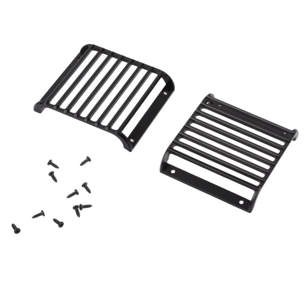 2pcs RC Car Headlight Grille Front Lamp Guard for 1/10  TRX4 Crawler