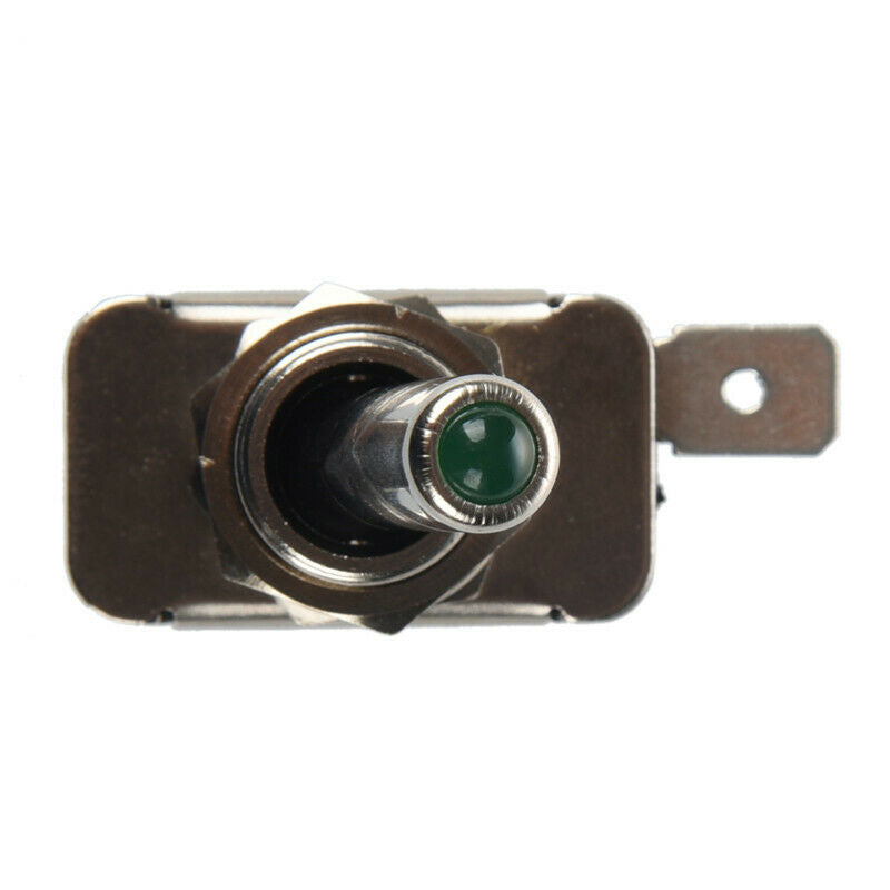 toggle switch switch 20A 12V ON / OFF switch with LED indicator Green NEW M3N3