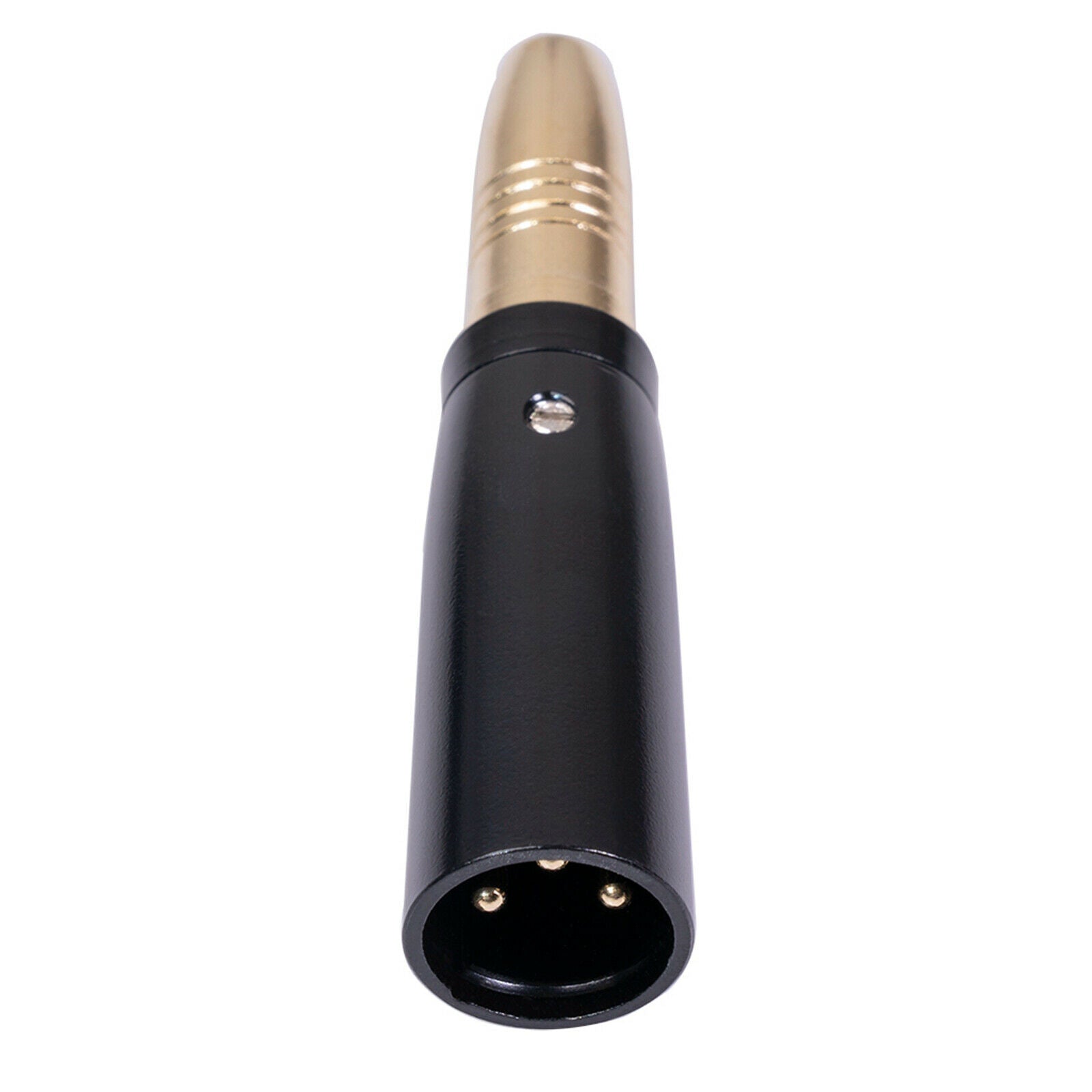 2x Zinc Alloy to 1/4 6.35mm Female Plug Stereo Audio Microphone Connector