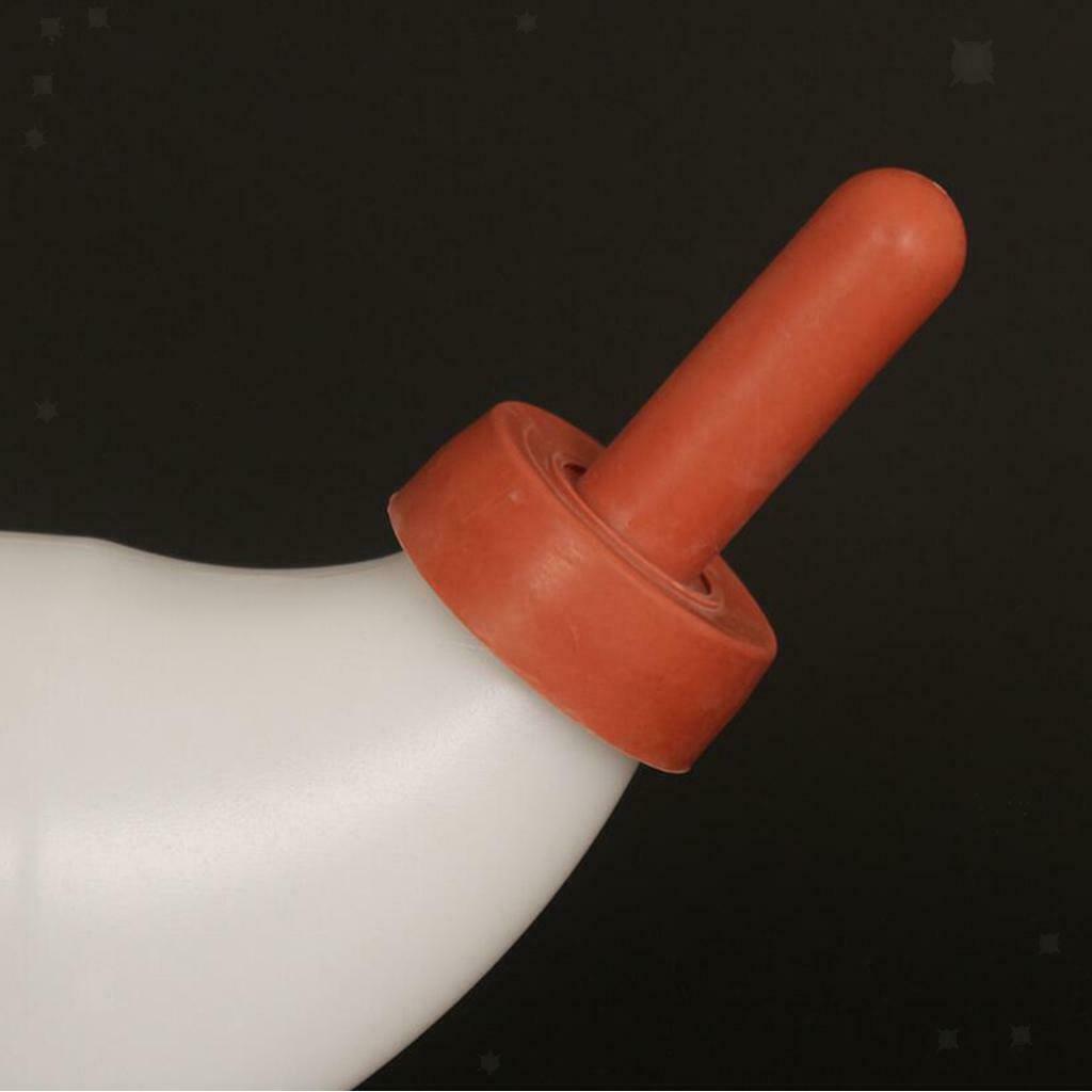 High Quality Calf Feeding Plastic Milk Bottle Pacifier Natural Rubber for Cows