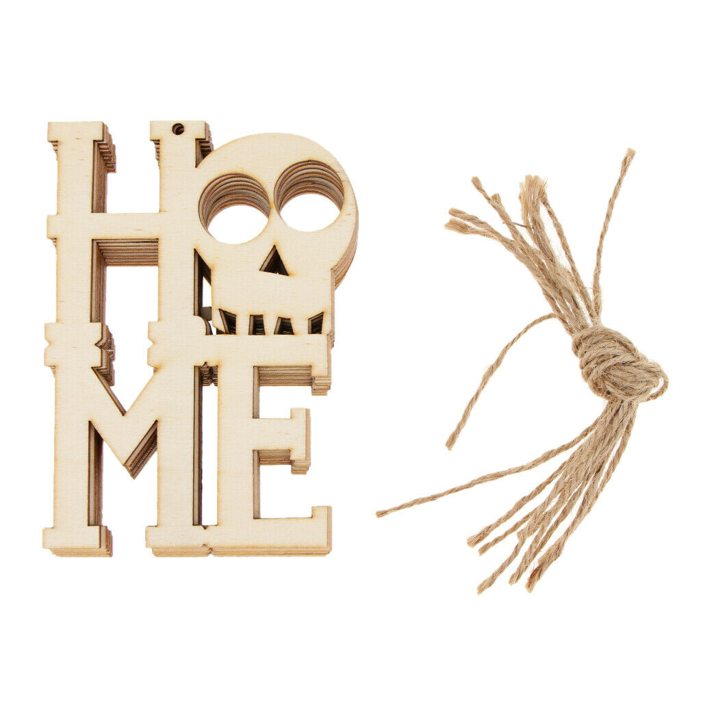 10 Pieces Help Me Shape Wooden Pieces Labels Pendents Hanging Gift Tags