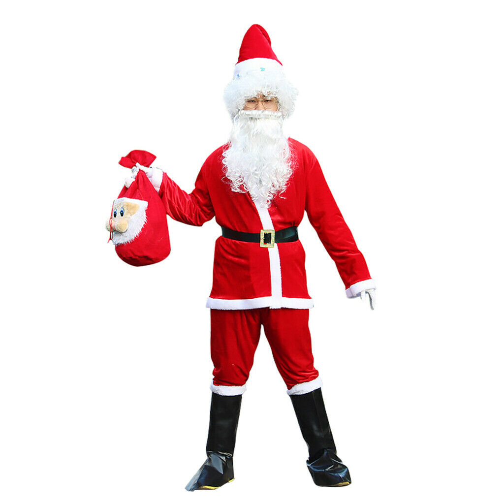 Santa Claus Costume Christmas Party Costume Fancy Dress Role Play