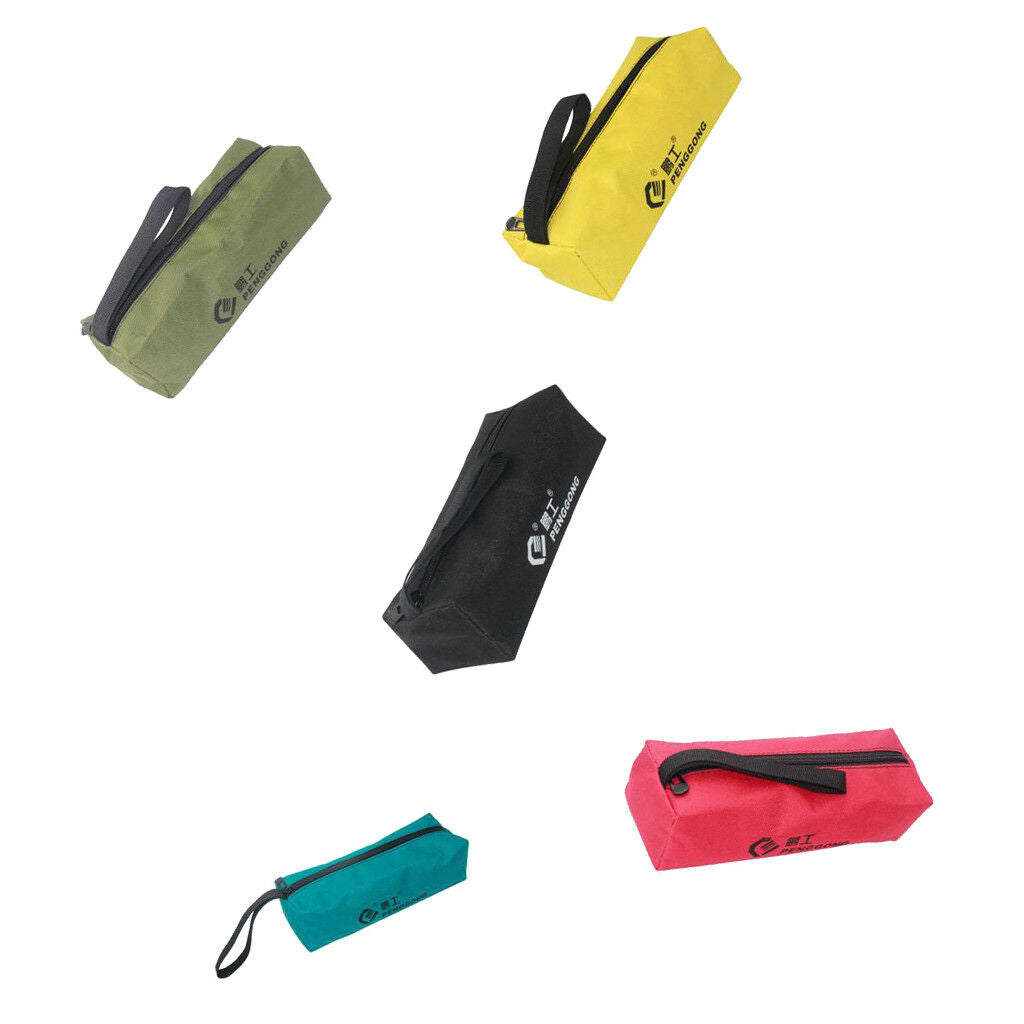 5Pc Oxford Storage Bag Repair Tools Hardware Tidy Handbag Zip Organizer Case
