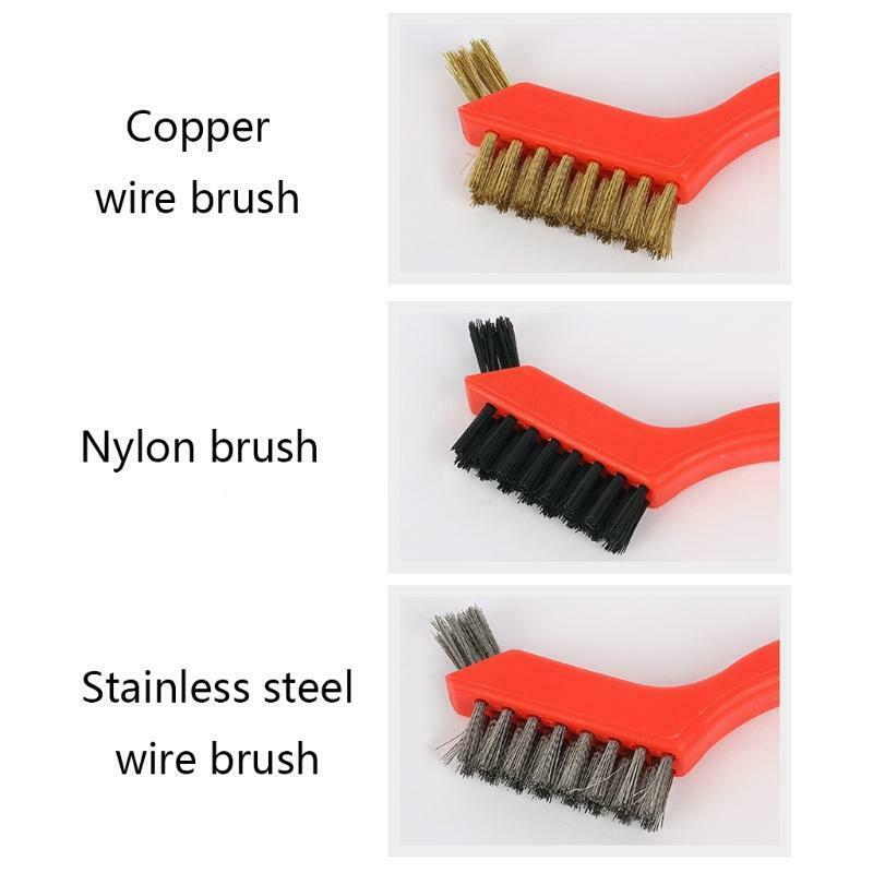 Wire Brush Set 3Pcs Rust Dirt Paint Scrubbing Deep Cleaning Brush Kits