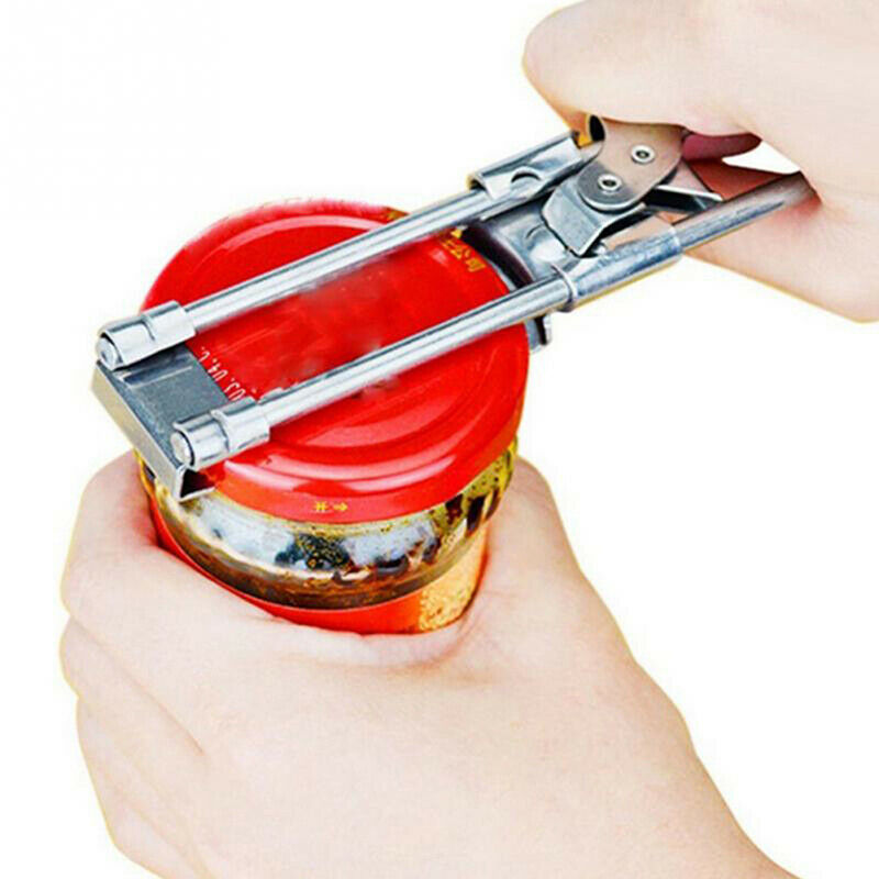 Portable Adjustable Manual Stainless Steel Jar Lid Opener Gripper Can OpenDD