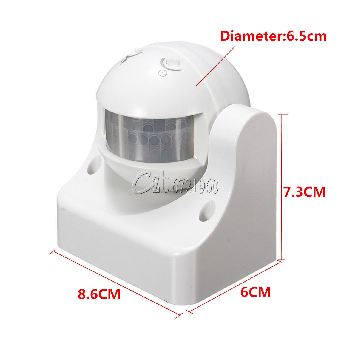 Outdoor 180 Degree PIR Motion Movement Security Sensor Detector Switch 12 Meter