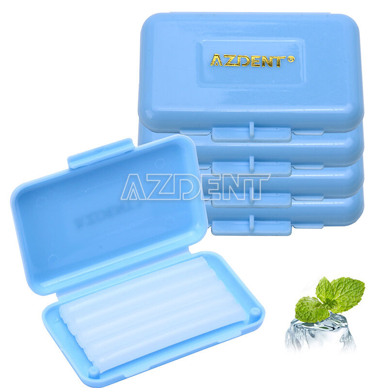 20Packs Dental Orthodontic Wax Mint Scent Blue for Brace Bracket Gum Irritation