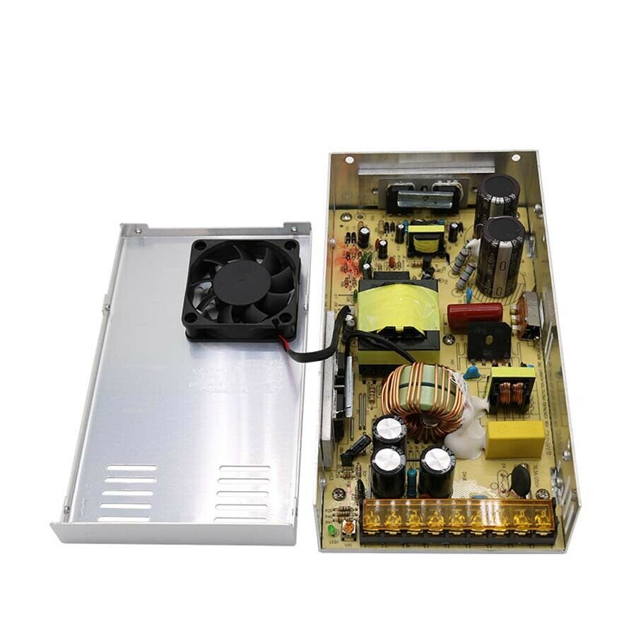 12V 30A 360W Regulated Switching Power Supply LED Monitor PSU DC Built-in Fan