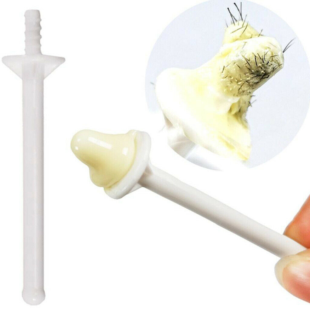 10x Face Nasal Hair Cleaning Remover Waxing Spatula Tattoo Wax Beans Stick
