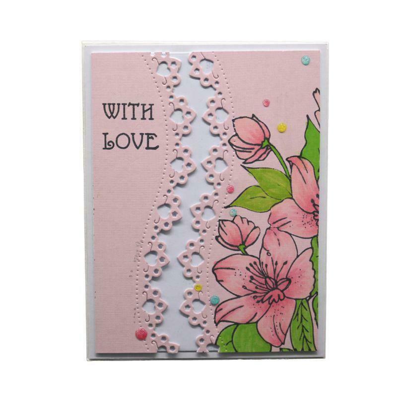 Lace Metal Cutting Dies Stencil DIY Scrapbooking Album Stamp Paper Card Craft