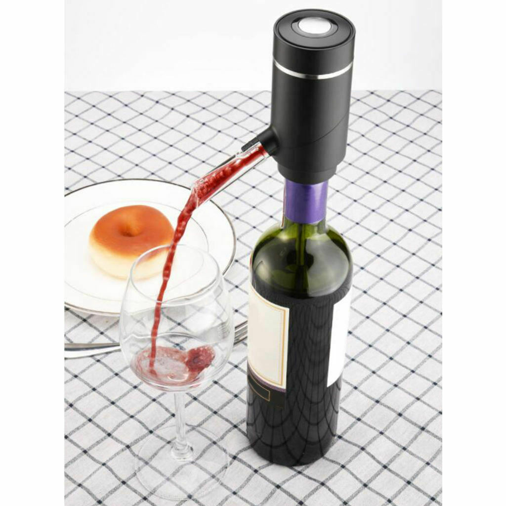 Electric Wine Aerator Pourer Smart Accelerated Oxidation for Red White Wine