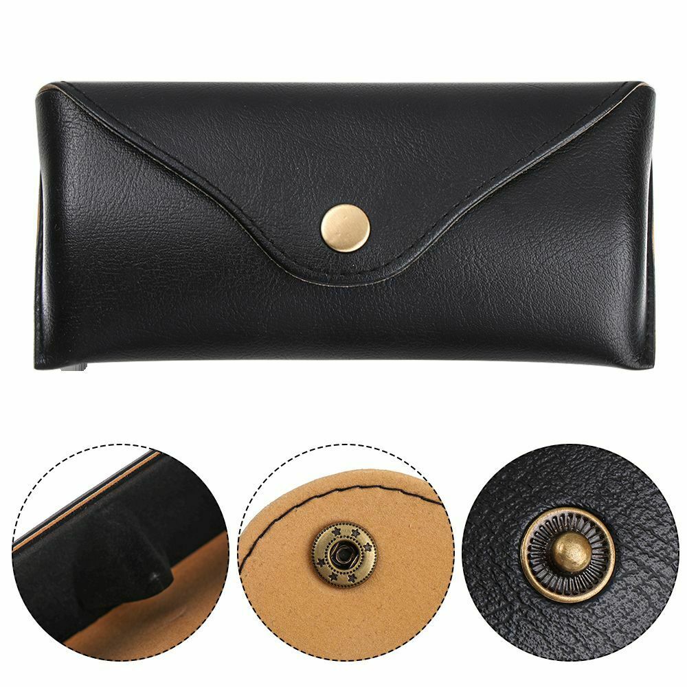 Glasses Box Leather Eyeglasses Case Reading Glasses Box Eyewear Cases