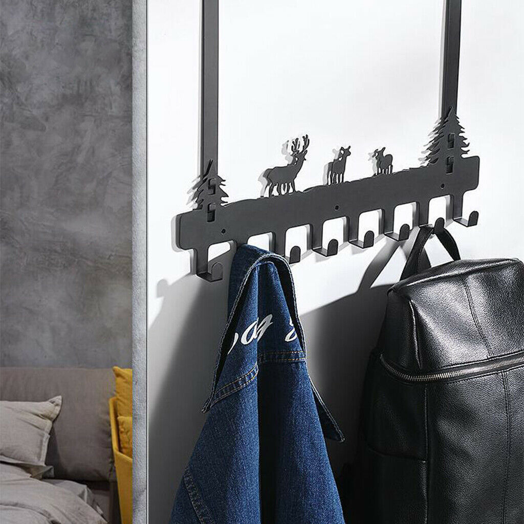 Over The Door Hooks Hanger Rust-Proof Sturdy Hanging Storage Rack for Bag