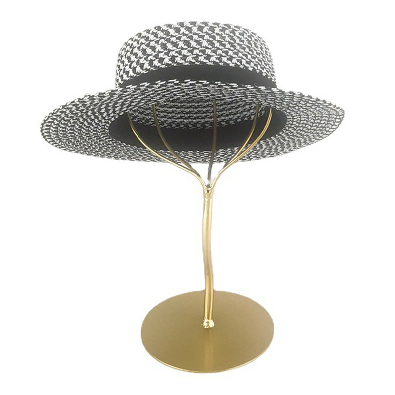 Elegant Hat Holder Wig Fedora Bonnet Toupee Display Stand Rack for Home