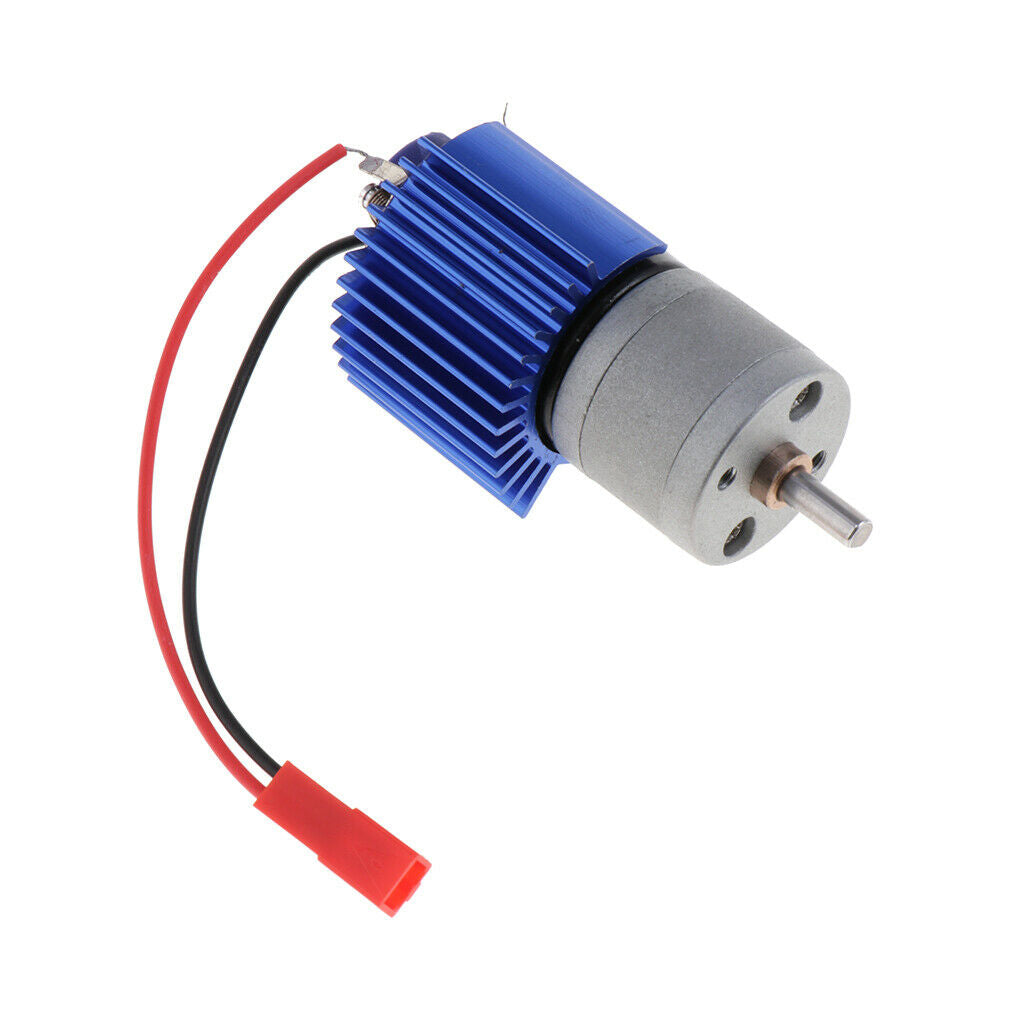 370 Motor & Heatsink Blue For WPL B14 B24   Q60 Q61 Upgrade Parts DIY