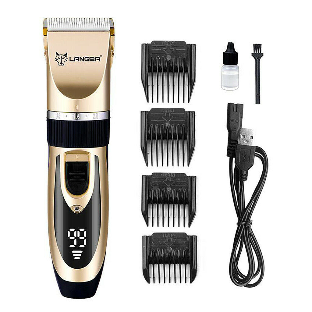 Professional Electric Pet Hair Remover Trimmer Mute Clipper Dog Cats Shaver