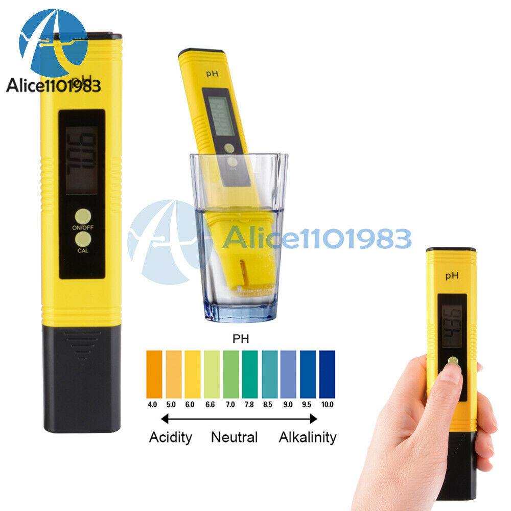Digital LCD PH Tester Aquarium Pool Water Urine Wine Pen Monitor Protable