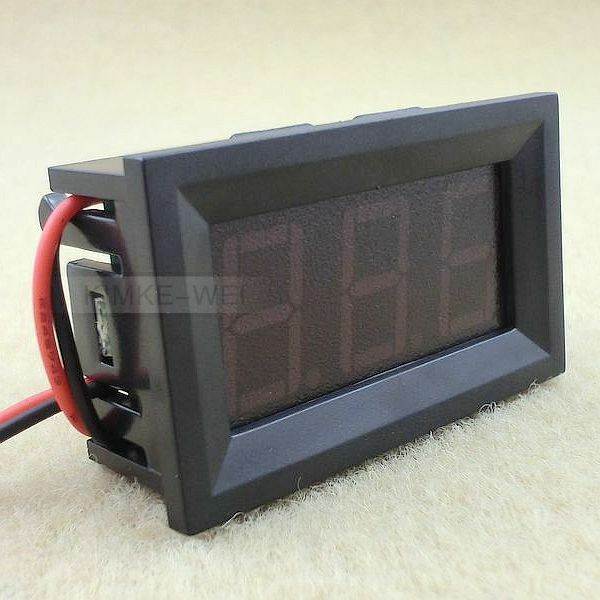 DC 2.5-30V Red LED Digital Voltmeter Voltage Panel Meter