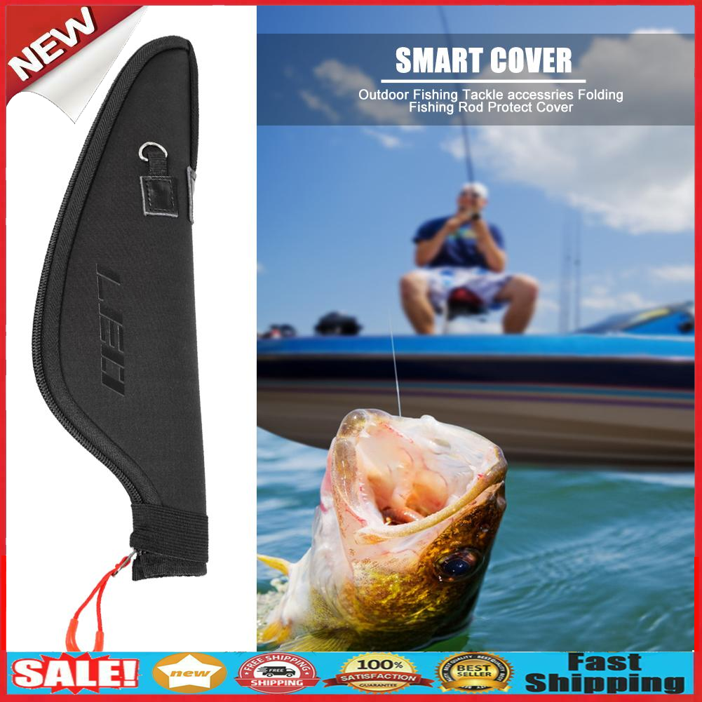 Composite EVA Folding Fishing Rod Guided Ring Protect Cover Sea Fish Gears @