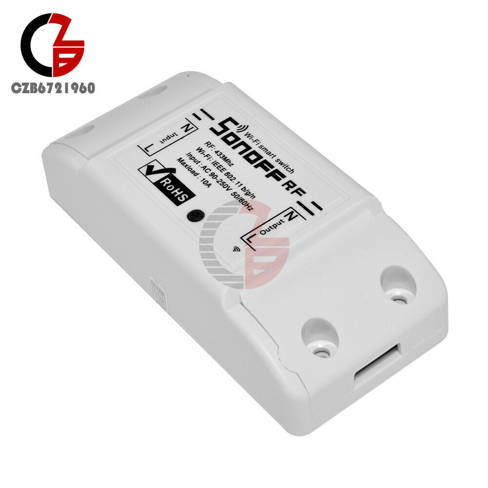 433MHz Sonoff RF Remote Control WiFi Smart Switch Wireless Module IOT Smart Home