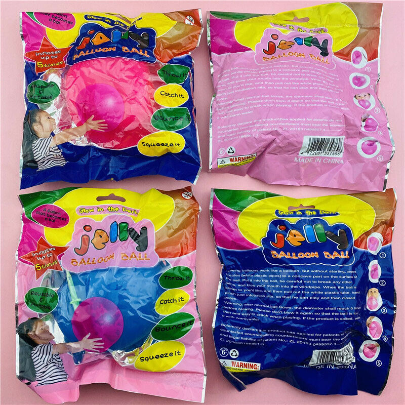 1x 120cm pink Inflatable Wubble Bubble Ball Balloon Stretch Outdoor Kids  GfBUA
