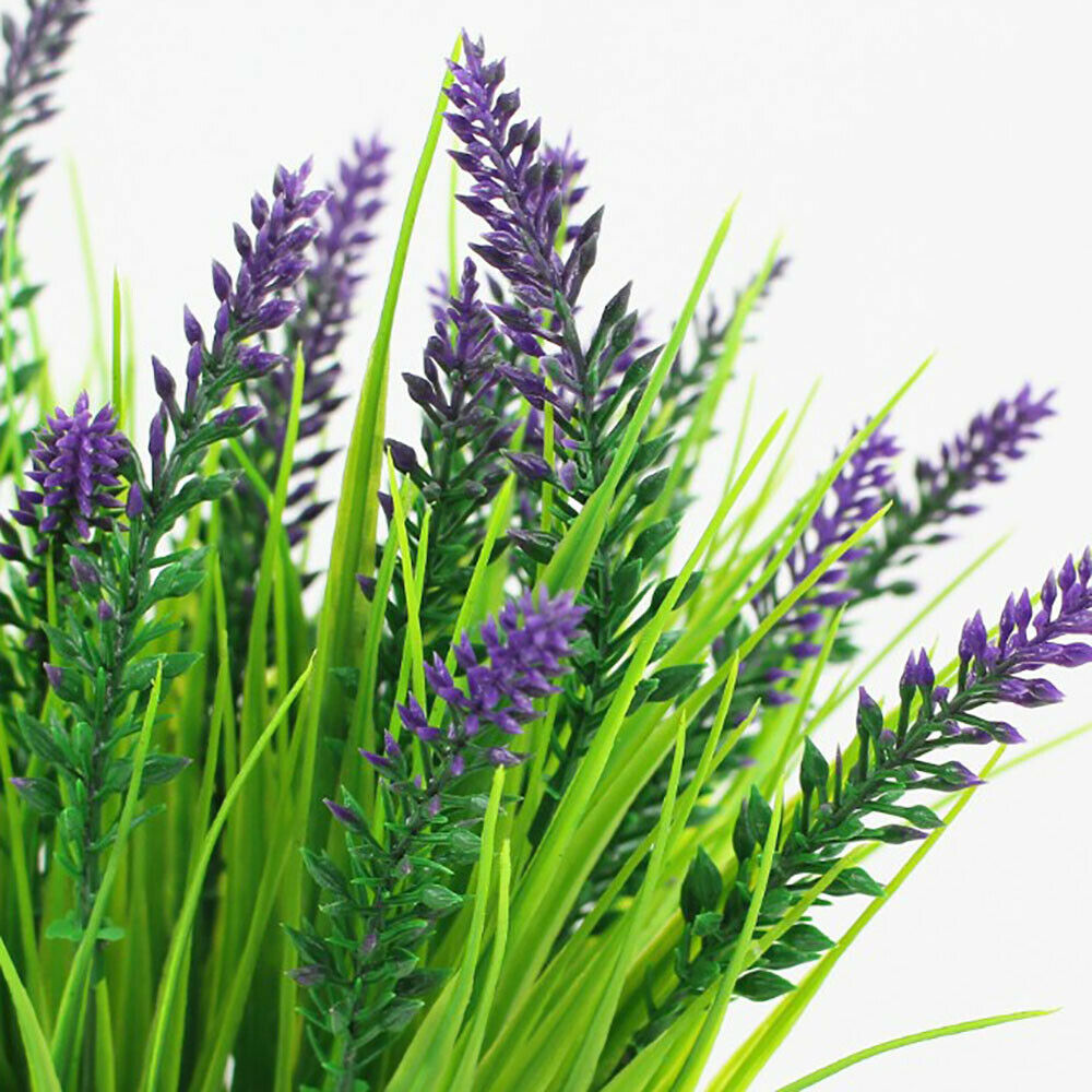 Artificial Lavender Bouquet Office Home Simulation Plant Decor Flowers Plants AU