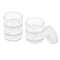 Storage Stackable Interlocking Clear Containers 5 Layers Round Plastic Jars For