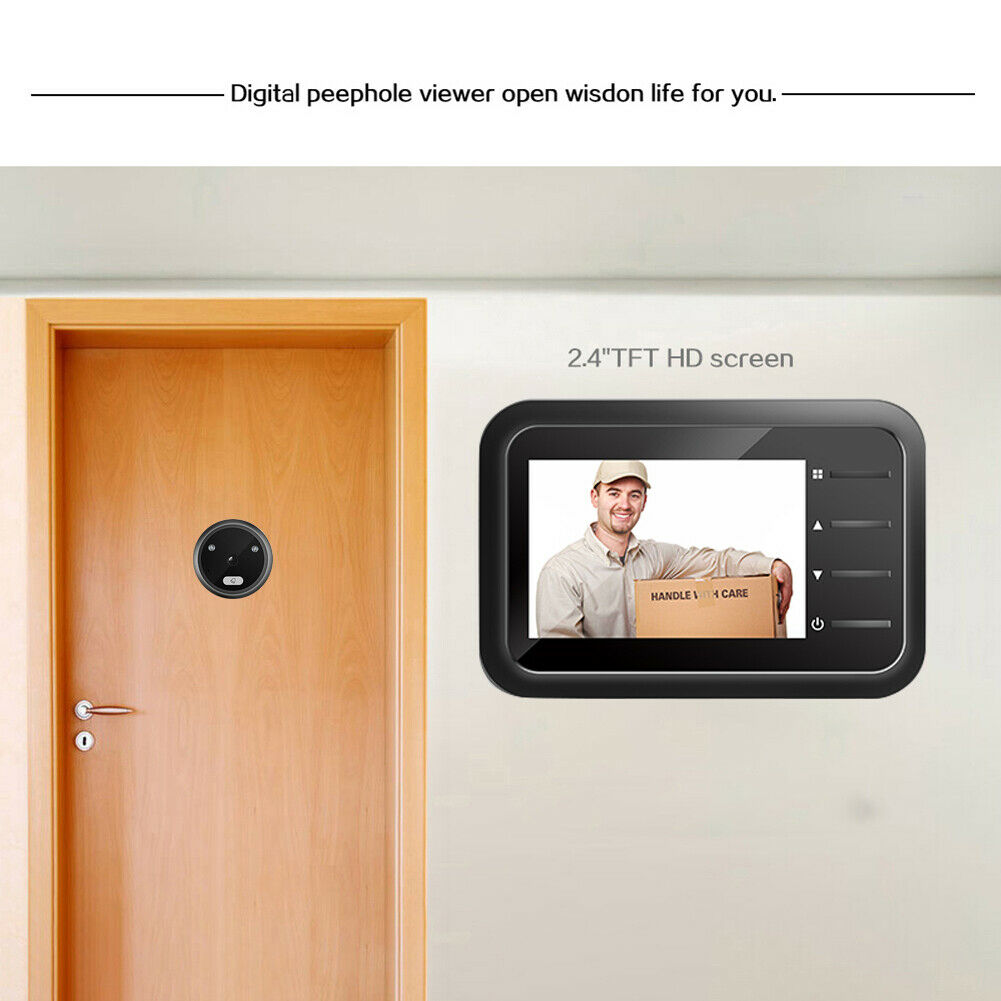 R11 2.4 inch Digital Doorbell IR Night Vision Peephole Door Bell Viewer Camera